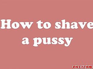 How to shave a pussy